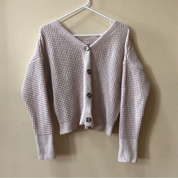 Moon and Madison Oversized V-neck Sweater - Picture 1 of 6